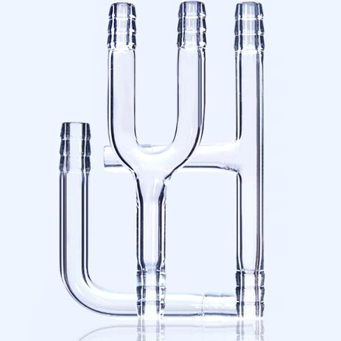 L U Y T Shape 2 3 Ways Hose Barb Or Straight Glass Pipe Fitting Connector Labrotary Glassware Experiment(Y Shape Tube) in Saudi Arabia