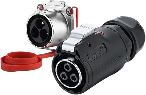 LP24 3-core reverse installation (25A) aviation LED display lamp power wire connector(Reverse installation) in Kuwait