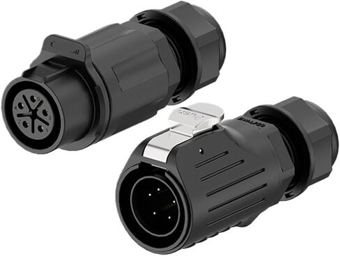 Aviation connector LP20 male and female docking 2-12 core welding plastic waterproof power aviation connector(EW-LP20-12P 5A) in Saudi Arabia