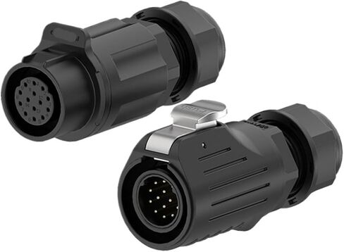 Aviation connector LP20 male and female docking 2-12 core welding plastic waterproof power aviation connector(EW-LP20-12P 5A) in Saudi Arabia