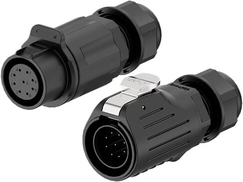 Aviation connector LP20 male and female docking 2-12 core welding plastic waterproof power aviation connector(EW-LP20-12P 5A) in Saudi Arabia
