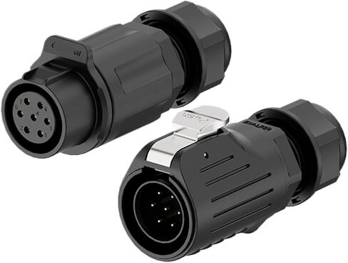 Aviation connector LP20 male and female docking 2-12 core welding plastic waterproof power aviation connector(EW-LP20-12P 5A) in Saudi Arabia