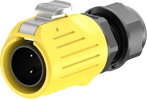 Male end lock wire EW-LP20 flange waterproof connector 2/3/4/5/6/7 core lock wire(EW-LP20S-7P) in Saudi Arabia