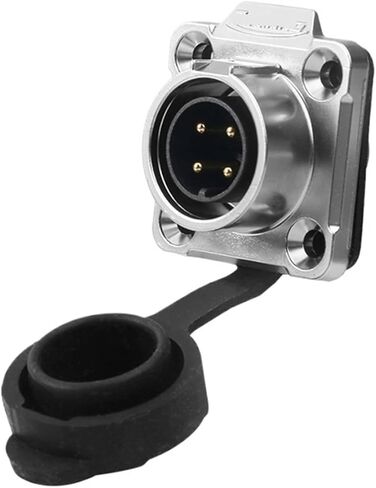 LP16 4-pin connector female male metal flange box installation aviation socket(Female plug) in Kuwait