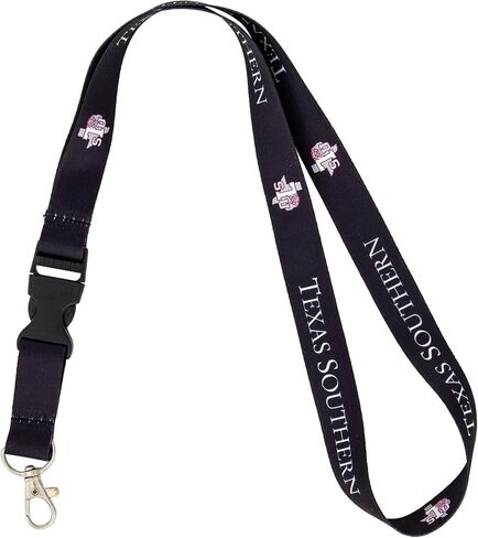 Desert Cactus Texas Southern University Lanyard Tigers Car Keys ID Badge Holder Keychain Detachable Breakaway Snap Buckle (Burgundy) in Saudi Arabia
