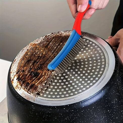 Wire Brushes for Cleaning - Steel Wire Scratch Brush for Metal Rust Cleaning,Paint Scrubbing with Rubber Covered Handle in Saudi Arabia