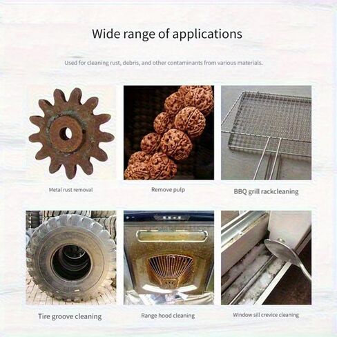 Wire Brushes for Cleaning - Steel Wire Scratch Brush for Metal Rust Cleaning,Paint Scrubbing with Rubber Covered Handle in Saudi Arabia