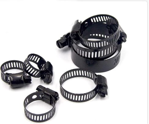 Clamps,Hose Clamps, 10pcs Stainless Steel Adjustable 6-38mm Range Worm Gear Hose Clamps Kit for Woodworking Spring Pipe Clamp in Saudi Arabia