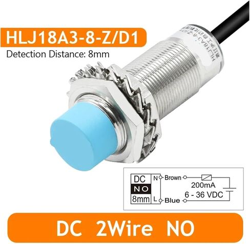 مقاوم للماء حثي القرب HLJ18A3-4-Z تأثير الاستشعار القرب التبديل NPN NO 3 أسلاك in Kuwait