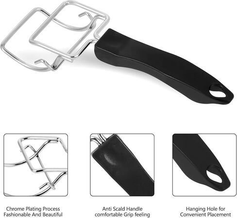 Dimber Tray Extractor for Air Fryer - Grills Extractor for Kitchen Oven - Each Holds Up to 10 lbs - Oven Rack Puller - Air Fryer Accessories - Tray/Grill Push, Pull and Lift Tools (1-Pack) in Saudi Arabia