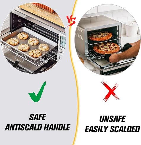 Dimber Tray Extractor for Air Fryer - Grills Extractor for Kitchen Oven - Each Holds Up to 10 lbs - Oven Rack Puller - Air Fryer Accessories - Tray/Grill Push, Pull and Lift Tools (1-Pack) in Saudi Arabia