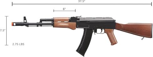 بندقية WF Battle 47 الكهربائية الكاملة/شبه الأوتوماتيكية AK Airsoft مع حبال وشاحن بطارية-WellFire in Kuwait