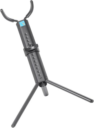 Portable Foldable Tenor Saxophone Stand Rack with Blue Case, Desktop Tenor Sax Holder Accessory for Music Practice and Performance in Saudi Arabia