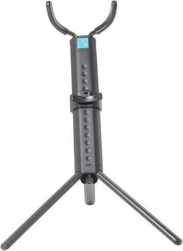 Portable Foldable Tenor Saxophone Stand Rack with Blue Case, Desktop Tenor Sax Holder Accessory for Music Practice and Performance in Saudi Arabia