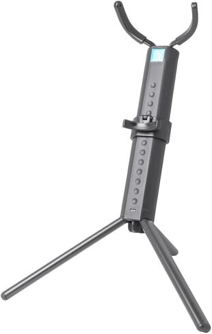 Portable Foldable Tenor Saxophone Stand Rack with Blue Case, Desktop Tenor Sax Holder Accessory for Music Practice and Performance in Saudi Arabia