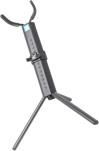 حامل ساكسفون تينور قابل للطي حامل ساكسفون محمول مع رف سطح المكتب أسود لتخزين وأداء تينور ساكس in Kuwait