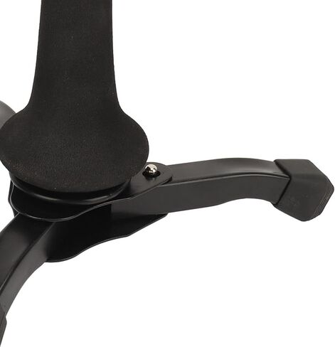 Soprano Saxophone Stand, Foldable Portable Sax Tripod Holder for Clarinet Flute Oboe Trumpet, Adjustable Height with Rubber - Capped Metal Legs for Wind Instruments in Kuwait