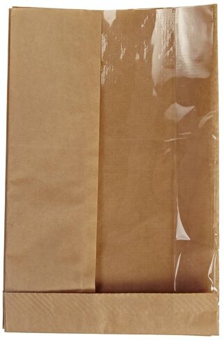 Bagcraft Papercon 300094 Natural Double View Waxed Paper Sandwich Bag, 5 3/4"x2 3/4"x9 1/2", 500 per case in Kuwait