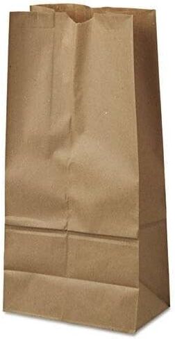 BAG 16# Paper Bag, 40lb Kraft, Brown, 7 3/4 x 4 13/16 x 16, 500/Pack (GK16500) in Saudi Arabia