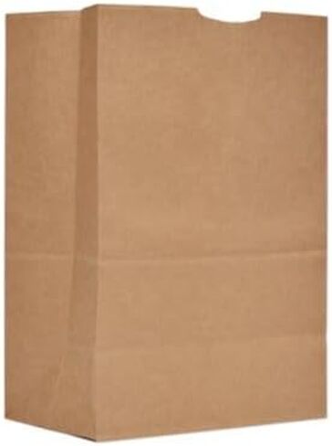 General 1/6 52# Paper Bag, 52lb Kraft, Brown, 12 x 7 x 17, 500/Bundle in Saudi Arabia