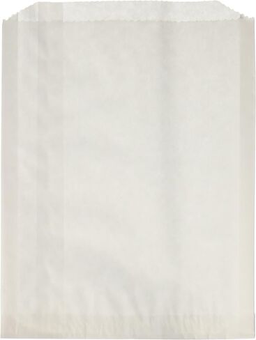 Bagcraft Grease-Resistant Single-Serve Bags, 6" X 7.25", White, 2,000/carton in Kuwait