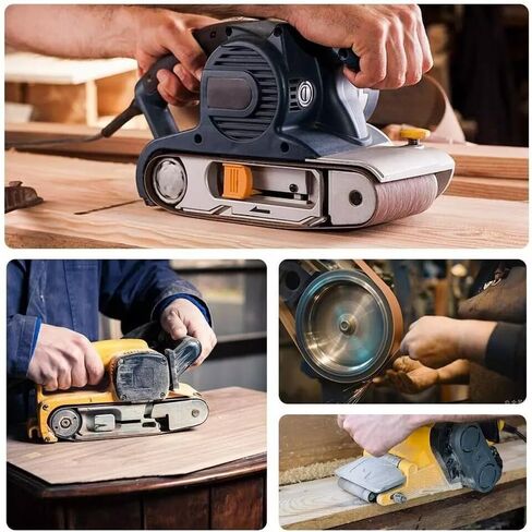 120PCS 4 x36 inch Sanding Belts 36 60 120 150 240 800 Grit Belt Sander Sandpaper in Kuwait