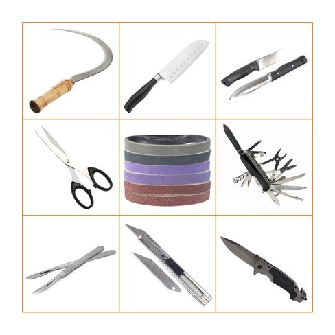 أحزمة صنفرة مقاس 1/2 بوصة × 18 بوصة، 30 قطعة و6 حبيبات (80/120/240/400/1000/3000) - أحزمة زركونيا وألومينا وكربيد السيليكون لأجهزة وين وريوبي وأسترو وإنجرسول إير وآلات صنفرة التفاصيل - الطحن وإزالة الأزيز والتلميع in Kuwait