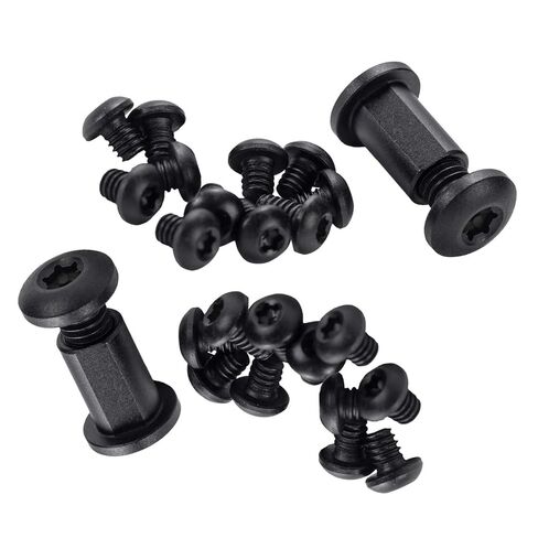 مجموعة براغي توركس من سبائك التيتانيوم 26 قطعة متوافقة مع سكين BUGOUT Benchmade 535 (أسود) in Kuwait