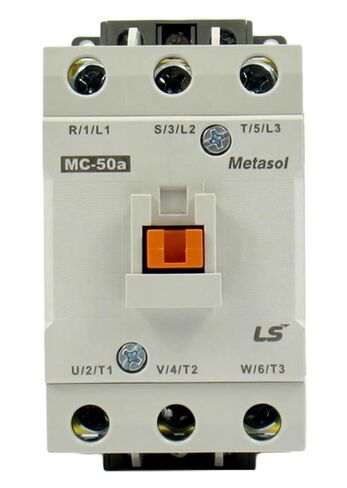 LS Electric MC-50A Metasol Contactor – 3-Pole, 50A, 240VAC Coil 50/60Hz, Screw-Terminal, DIN-Rail/Panel Mount (MC50A-40-00-U7-S-E) in Saudi Arabia