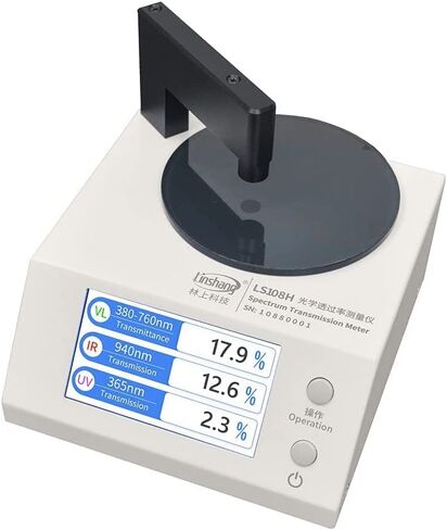 Spectrum Transmission Meter 3 in 1 Light Spectrum Meter UV Peak wavelength 365nm Visible Light Peak wavelength 380-760nm IR Peak wavelength 940nm in Saudi Arabia