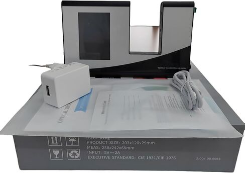 Visible Light Transmission Meters With Visible Light 380nm-760nm Infrared Peak Wavelength 940nm Resolution 0.1% Auto Calibration For Measures Window Film & Glass CIE Standard USB Interface in Saudi Arabia