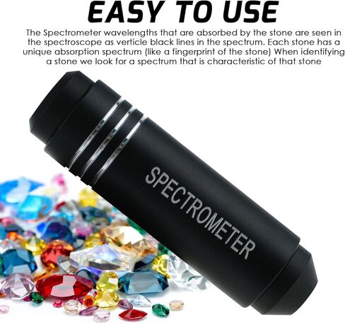 Portable Gem Lab: Spectroscope & 14x Loupe for Professional Gem in Kuwait