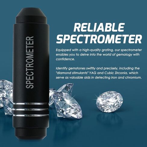 Portable Gem Lab: Spectroscope & 14x Loupe for Professional Gem in Kuwait