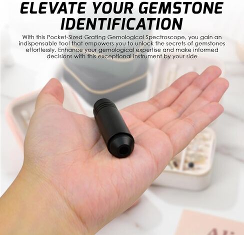 Portable Gem Lab: Spectroscope & 14x Loupe for Professional Gem in Kuwait