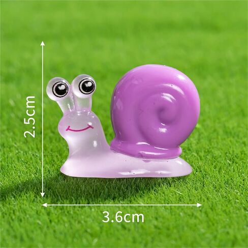 Cute Mini Creative Luminous Rainbow Snail Hinge Heads Decorative Topper Set 6PCS, Home Decoration,Magnetic Hinge Head Toppers Door Hinge in Saudi Arabia