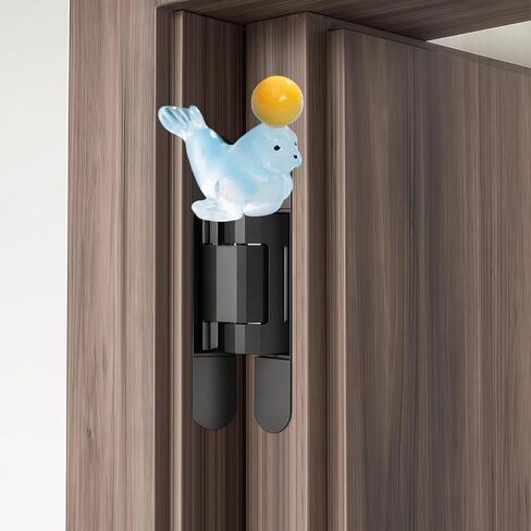 Cute Mini Creative Noctilucent Marine Animals, Sea Lions Hinge Heads Decorative Topper Set 6PCS, Home Decoration,Magnetic Hinge Head Toppers Door Hinge in Saudi Arabia