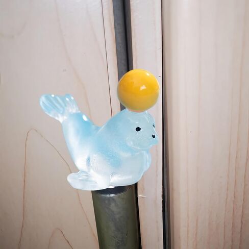 Cute Mini Creative Noctilucent Marine Animals, Sea Lions Hinge Heads Decorative Topper Set 6PCS, Home Decoration,Magnetic Hinge Head Toppers Door Hinge in Saudi Arabia