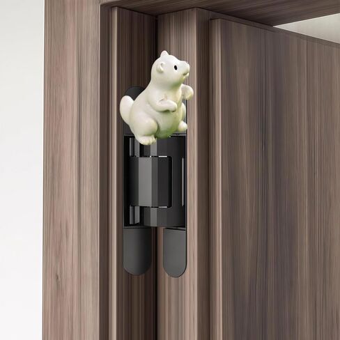 Cute Mini Creative Forest Animals, Water Sloths Hinge Heads Decorative Topper Set 6PCS, Home Decoration,Magnetic Hinge Head Toppers Door Hinge in Saudi Arabia