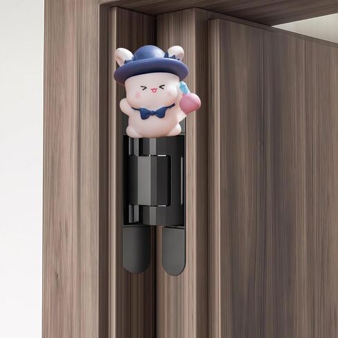 Cute Mini Creative Magician, The Rabbit Holding The Bottle Hinge Heads Decorative Topper Set 3PCS, Home Decoration,Magnetic Hinge Head Toppers Door Hinge in Saudi Arabia