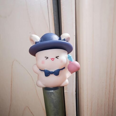 Cute Mini Creative Magician, The Rabbit Holding The Bottle Hinge Heads Decorative Topper Set 3PCS, Home Decoration,Magnetic Hinge Head Toppers Door Hinge in Saudi Arabia