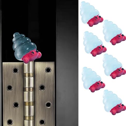 Cute Mini Creative Noctilucent Marine Animals, Hermit Crabs Hinge Heads Decorative Topper Set 6PCS, Home Decoration,Magnetic Hinge Head Toppers Door Hinge in Saudi Arabia