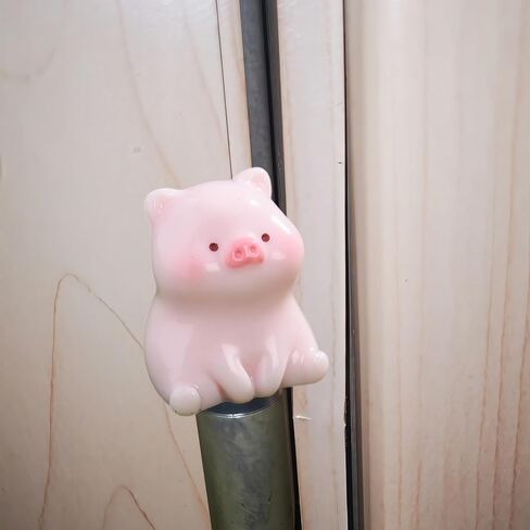 Cute Mini Creative Piglet Hinge Heads Decorative Topper Set 4PCS, Home Decoration,Magnetic Hinge Head Toppers Door Hinge in Saudi Arabia
