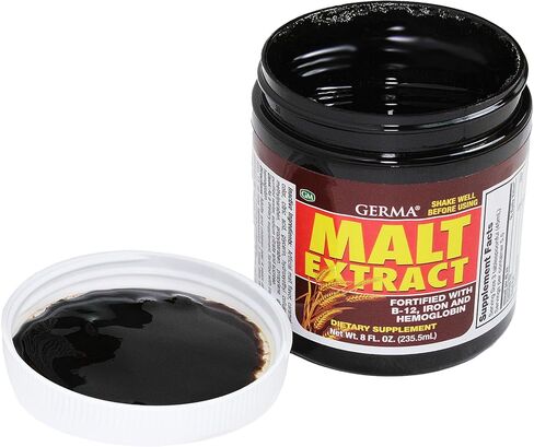 Germa Malt Extract Liquid Supplement - Pure Concentrated Barley Malt - 8 fl oz (236ml) in Kuwait
