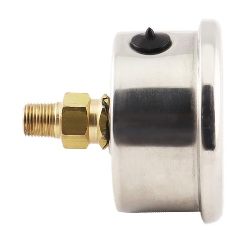 P251 Series 2" Dial, Oil Filled Pressure Gauge w/Brass Internals, 0-1000 PSI/kPa, ±1.6% Accuracy, 1/8" NPT, Back Mount in Saudi Arabia