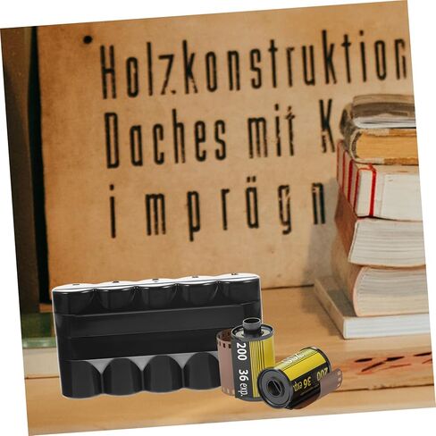 Toyvian 120 Film Roll Canisters Holder Storage Case Compact and Sturdy Film Case for Home in Saudi Arabia