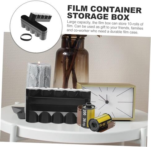 Toyvian 120 Film Roll Canisters Holder Storage Case Compact and Sturdy Film Case for Home in Saudi Arabia