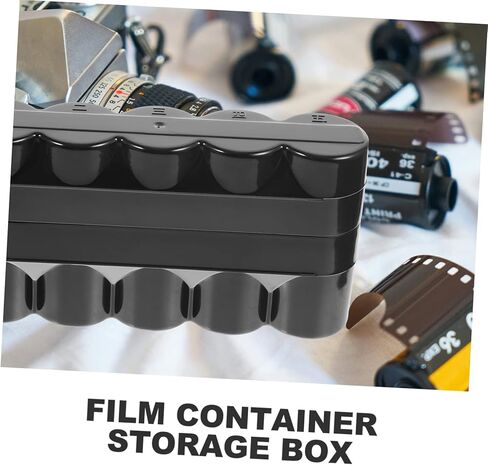 Toyvian 120 Film Roll Canisters Holder Storage Case Compact and Sturdy Film Case for Home in Saudi Arabia