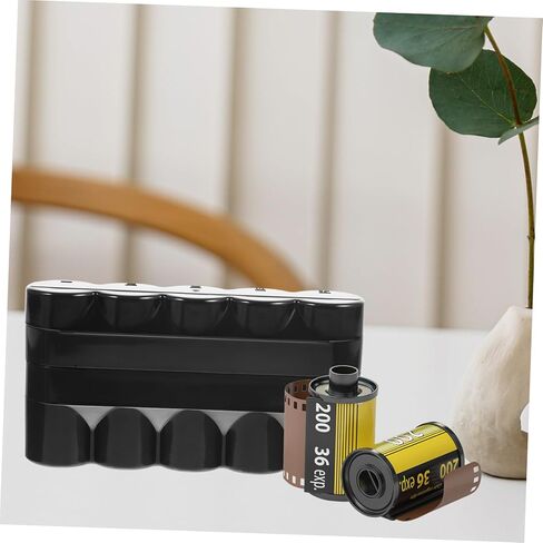 Toyvian 120 Film Roll Canisters Holder Storage Case Compact and Sturdy Film Case for Home in Saudi Arabia