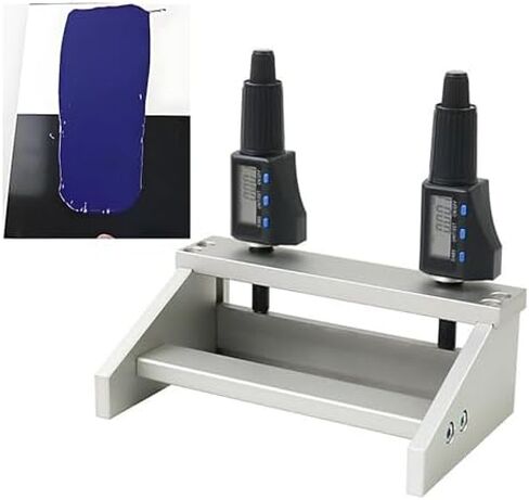 Adjustable Film Applicator with Digital Micrometer - Wet Film Preparation Device for Precision Coating, Film Casting Doctor Blade 1-6000μm Thickness for Paint & Printing, 100mm/3.93in in Saudi Arabia