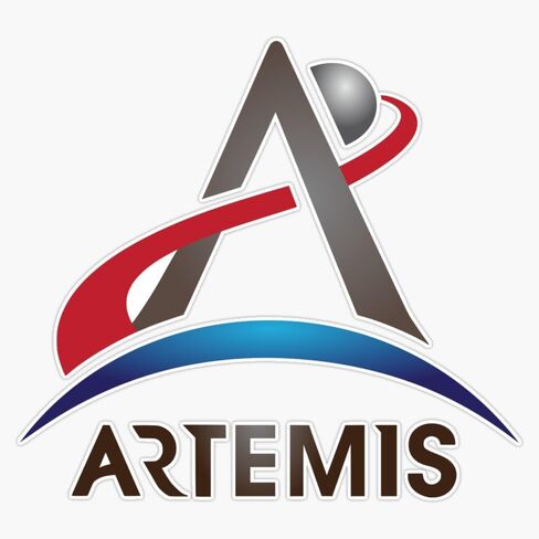 ملصق ممتص الصدمات لبرنامج NASA Artemis من الفينيل مقاس 5 بوصة in Saudi Arabia